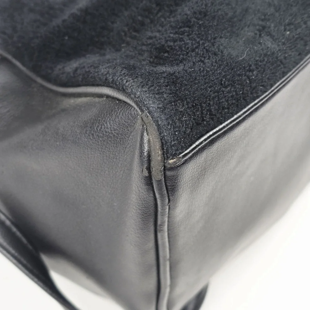 Vintage Y2K Juicy Couture Daydreamer Bag‎ Velour Pleather Purse Black Velvet